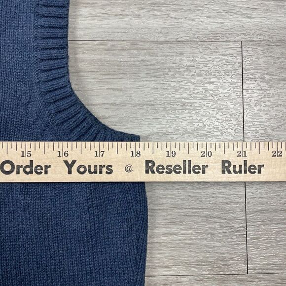 Pendleton Sweater Mens Medium Blue Cotton Full Zip Knit - Picture 10 of 12